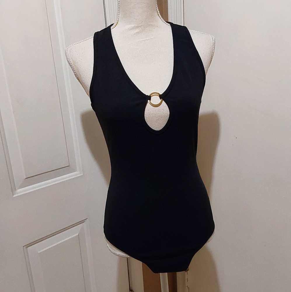 🌺 NWT Event Black Body Suit